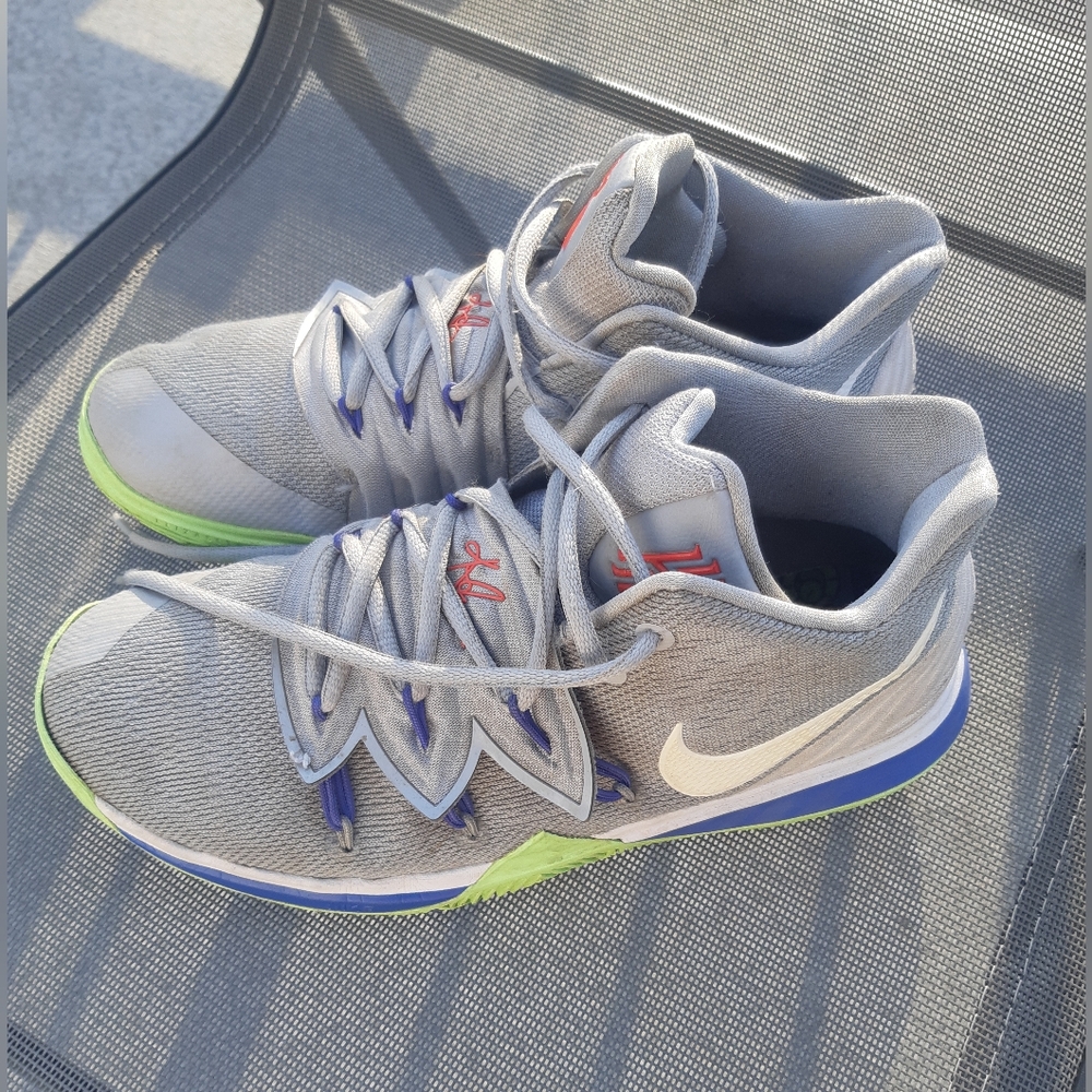 Nike Gray and Blue Women's Shoes